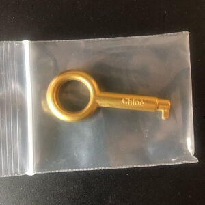 CHLOE Paddington Replacement Key Brushed Gold Tone RARE HTF AUTHENTIC NWOT